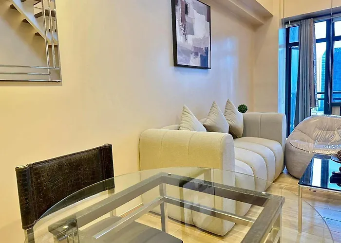 公寓式飯店 Gramercy Residences Elegant With Balcony View