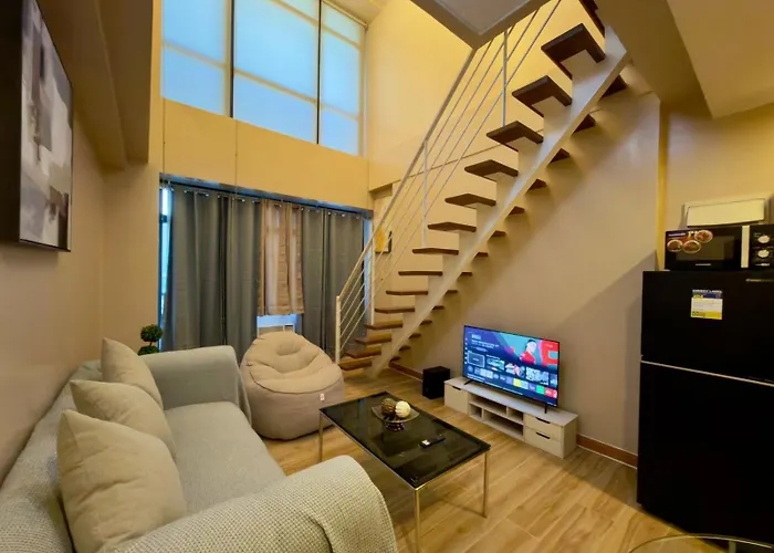 Gramercy Residences Elegant With Balcony View 公寓式飯店 马尼拉